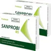 Two boxes of Sanprobi IBS probiotic supplement are shown against a white background. Produktbild-Vorschau