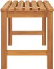 Ławka Ogrodowa, 114 Cm, Lite Drewno Tekowe Lumarko! Podgląd zdjęcia produktu 8