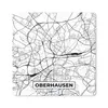 MuchoWow® Mauspad Mousepad Oberhausen - Karte - Stadtplan Produktbild-Vorschau 1