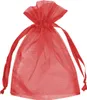 Sachets d'organza - rouge - 25 pièces Voir les images du produit 1