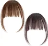 2 kusy světle hnědých a tmavě hnědých elegantních Air Bangs Náhled obrázku produktu 1
