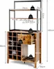 A diagram of a wine cabinet with dimensions and weight capacities indicated. Podgląd zdjęcia produktu