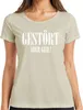 Camiseta para mujer con el texto "Gestört aber geil" Vista previa de la imagen del producto 7