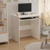 Scrivania per computer bianca moderna con ripiano per Anteprima dell’immagine prodotto 2