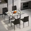HOMCOM Esstisch, Küchentisch mit Rollen, Klapptisch für 4-6 Produktbild-Vorschau 2