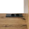 Merax Buffetschrank Hochschrank mit Glastüren, Produktbild-Vorschau 9