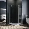 Cabine de douche porte pliante 90x90x195cm accès d'angle Voir les images du produit 2