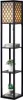 GOPLUS 3-Regal Stehleuchte, Standlampe Holz, Standleuchte, Produktbild-Vorschau 1