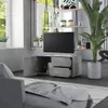 Mobile TV grigio cemento 80x34x36 cm materiale legno Anteprima dell’immagine prodotto 12