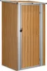 vidaXL Szopa na narzędzia brązowa 118,5x97x209,5 cm stal Podgląd zdjęcia produktu 1