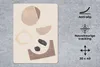 MuchoWow® Mauspad Mousepad Abstrakt - Formen - Pastell - Produktbild-Vorschau 2