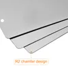 35 Stš¹ck Leere Metall Karten 80x30x0.4mm, Silber Produktbild-Vorschau 2