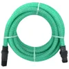 vidaXL Saugschlauch mit PVC-Anschlüssen Grün 1" 10 m PVC Produktbild-Vorschau 7