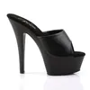 KISS-201 Damen Sandale von Pleaser, Schwarz Matt , EU 37, Produktbild-Vorschau 5