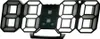 A black digital clock with a stand. Produktbild-Vorschau