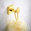 Handtuchhaken DELVANT SQUARE Gold Hochglanz Edelstahl Produktbild-Vorschau 5
