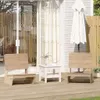 vidaXL Gartenstühle 2 Stk. 60x64x70,5 cm Massivholz Kiefer Produktbild-Vorschau 2