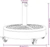 vidaXL Stojak na parasol z kółkami do słupa Ø38/48 mm Podgląd zdjęcia produktu 8