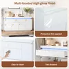Merax Sideboard mit LED-Beleuchtung, Kommode mit 2 Produktbild-Vorschau 8
