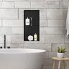 LuxeBath Nástěnná dvojitá výklenek z nerezové oceli, Náhled obrázku produktu 1