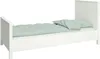 Landhaus Einzelbett 90x200 Bett weiß Kinder Jugendbett Produktbild-Vorschau 1