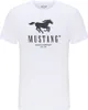 MUSTANG Pánské, Tričko ALEX C PRINT, L, Bílá, sportovní, Náhled obrázku produktu 1