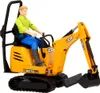 Mikrokoparka Bruder JCB 8010 CTS i robotnik budowlany Podgląd zdjęcia produktu 18
