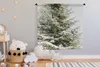 MuchoWow® Wandteppich Wandbehang Winter - Baum - Schnee Produktbild-Vorschau 3