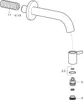 Hansa Einhebelmischer Waschtischbatterie HANSANOVA 5096 Produktbild-Vorschau 4
