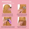 hair2heart estensioni di capelli umani intrecciati ondulati Anteprima dell’immagine prodotto 8