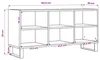 vidaXL Mobile TV con ante, 103,5 x 30 x 50 cm, nero, Anteprima dell’immagine prodotto 8