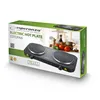 The image shows the product packaging for an electric hot plate, with the product itself displayed on the box. Podgląd zdjęcia produktu