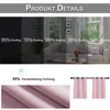 lot de 2 rideaux opaques courts, rideau occultant avec Voir les images du produit 3