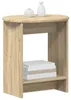 vidaXL Bijzettafel Sonoma-eik, 50 x 39,5 x 55 cm, houtvezel Productafbeelding-voorbeeld 3