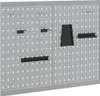 vidaXL Werkzeugwandpaneel 2 pcs Grau 100 x 1 x 80 cm Voir les images du produit 1