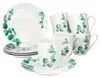 Eukaliptus 12-częściowy zestaw śniadaniowy porcelana 6 osób Podgląd zdjęcia produktu 2