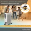 Heidenfeld Ölradiator ÖR200 mit Thermostat & Timer Produktbild-Vorschau 5