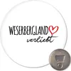 Huuraa Magnet Weserbergland verliebt 59mm Kühlschrankmagnet Produktbild-Vorschau 1