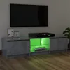 vidaXL TV-Schrank mit LED-Leuchten Betongrau 120x30x35,5 cm Produktbild-Vorschau 5