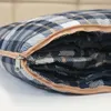 HappyBed 2-in-1 Kissen/Decke in Grau Tartan Produktbild-Vorschau 2