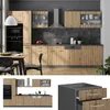 Küchenzeile Vicco R-Line Artisan Eiche/Anthrazit 350 cm mit Produktbild-Vorschau 9