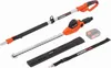 A set of hedge trimmer attachments and accessories laid out on a white background. Náhled obrázku produktu