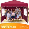 Kronenburg Faltpavillon 3x3m - Wasserfest, UV-Schutz 50+, 4 Produktbild-Vorschau 7