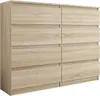 Framire Moderní komoda R-140-S8 dub Náhled obrázku produktu 1