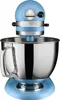 A blue KitchenAid stand mixer with a silver bowl. Podgląd zdjęcia produktu
