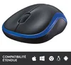 Souris sans fil Logitech 2,4G 1000 dpi M185 bleue Voir les images du produit 5