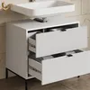 Mobile sottolavabo per bagno Livinity Aterno Bianco 70 x 63 Anteprima dell’immagine prodotto 5