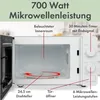 Horno microondas Bomann® | 700 vatios | 6 niveles de Vista previa de la imagen del producto 13