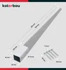 KOTARBAU® 2er Set Einschlaghülse 600 mm Pfostenträger zum Produktbild-Vorschau 4