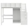Letto a castello Flieks 90x200 cm con scrivania e armadio, Anteprima dell’immagine prodotto 7
